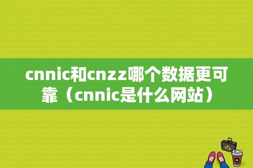 cnnic和cnzz哪个数据更可靠（cnnic是什么网站）