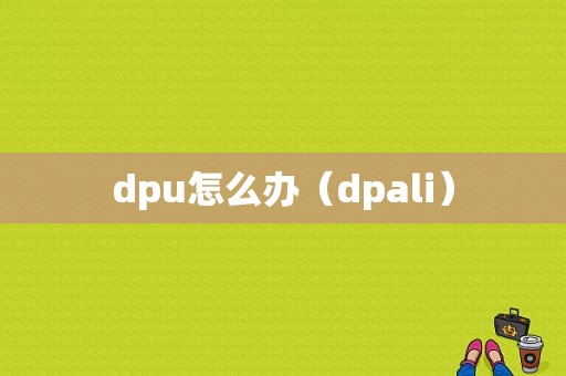 dpu怎么办（dpali）