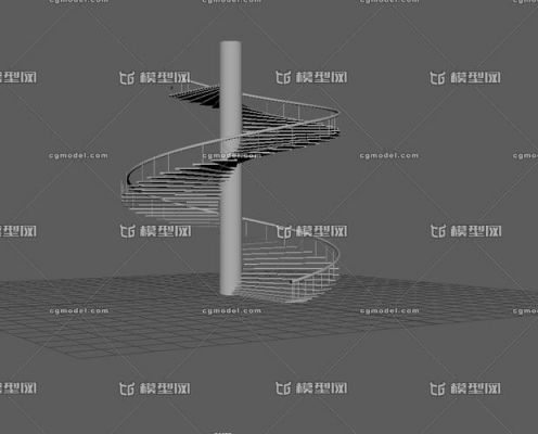 3dmax哪个版本有螺旋楼梯（3dmax做螺旋楼梯）-图2