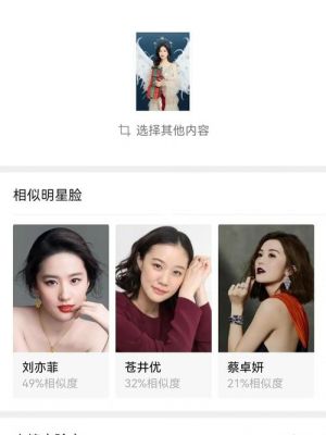 我像哪个明星的软件(看看我像哪位明星软件)-图2 我像哪个明星的软件(看看我像哪位明星软件)-图2