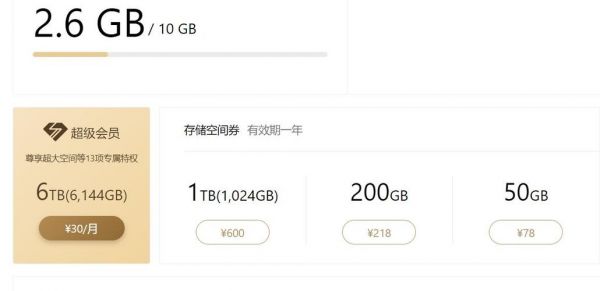 哪个云盘的内存大（哪个云盘性价比高）-图2