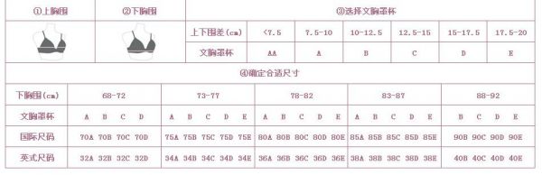 内衣34a和34c哪个大（内衣尺码34a跟34b有什么区别）-图1