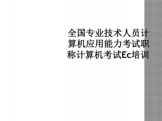 全国专业技术人员计算机应用能力考试哪个简单（全国专业技术人员计算机应用能力考试系列教材）-图1