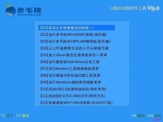 老毛桃u盘启动按哪个键启动的简单介绍