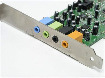 创新soundblaster5.1vx后面绿黑橘插哪个的简单介绍