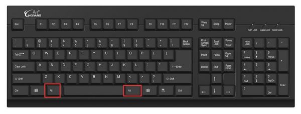 alt键在键盘上哪个位置（键盘上的ALT键是哪个）