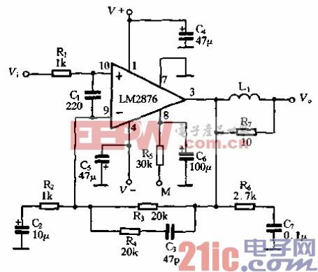 功放lm2876芯片哪个好（lm2876功放电路图）