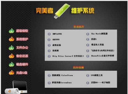 完美者u盘维护系统哪个好(完美硬盘版是什么意思)-图2 完美者u盘维护系统哪个好(完美硬盘版是什么意思)-图2