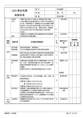 驱动电源检验标准（驱动电源测试）