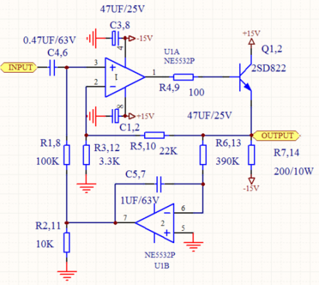 ne5532单电源标准前级电路图（ne5532 电路）-图2