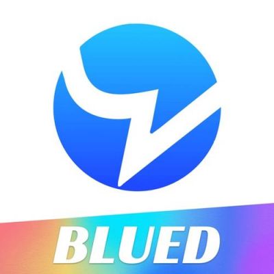 blued标志和哪个软件（blued logo）