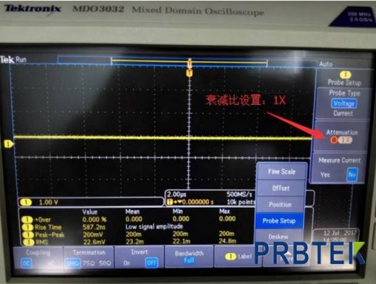 tof示波器怎么设置（示波器探头怎么设置）