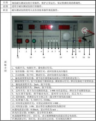 耐压测试仪测试标准(耐压测试仪测试标准是什么)-图1 耐压测试仪测试标准(耐压测试仪测试标准是什么)-图1