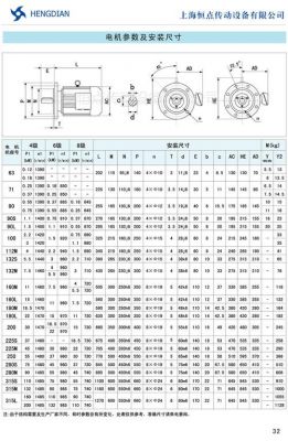 小功率电机标准（小功率电机型号大全）