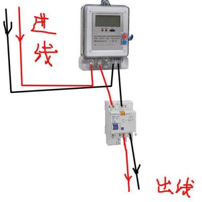 漏电开关和电表怎么接（漏电开关和电表怎么接线图示）