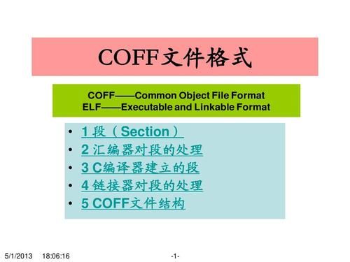 coff文件标准(什么是coff文件格式,它的特点是什么)-图3 coff文件标准(什么是coff文件格式,它的特点是什么)-图3