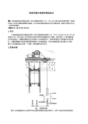 缓冲器距离标准（电梯对重缓冲器距离标准）