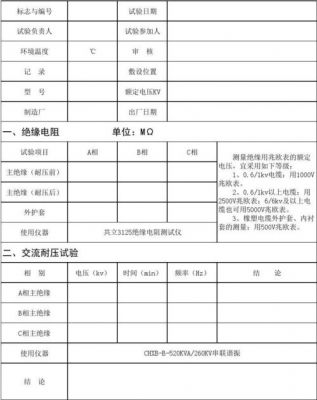 高压电缆耐压试验标准(10千伏高压电缆耐压试验标准)-图3 高压电缆耐压试验标准(10千伏高压电缆耐压试验标准)-图3