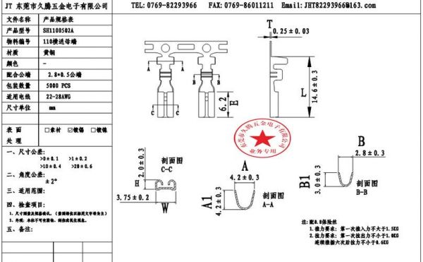 插簧标准尺寸规格（插簧标准尺寸规格表）