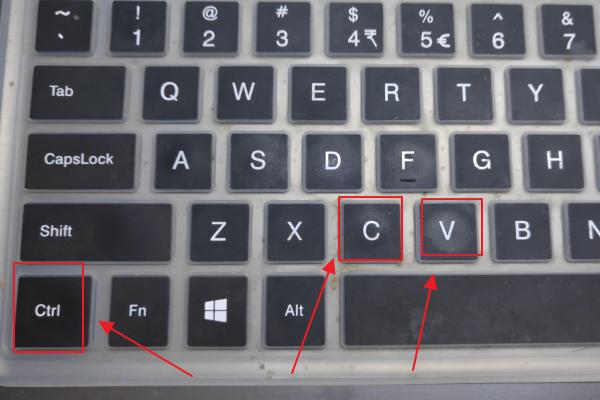 在电脑上粘贴按哪个键（在电脑上粘贴按哪个键盘）