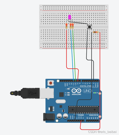 arduino旋钮怎么接RGB(arduino按键切换灯)-图2 arduino旋钮怎么接RGB(arduino按键切换灯)-图2