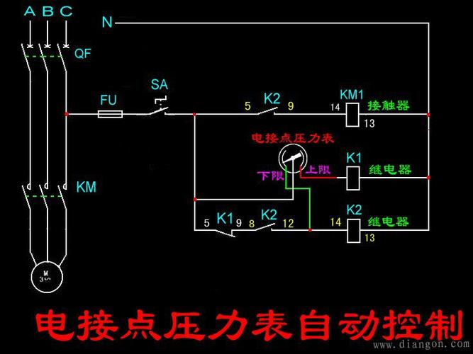 电压力怎么接线图（电压力怎么接线图片）