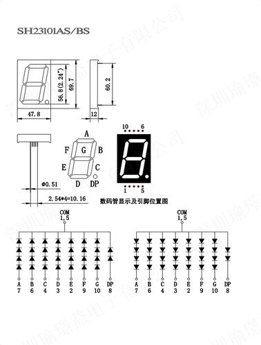 数码管标准(数码管规格尺寸)-图2 数码管标准(数码管规格尺寸)-图2