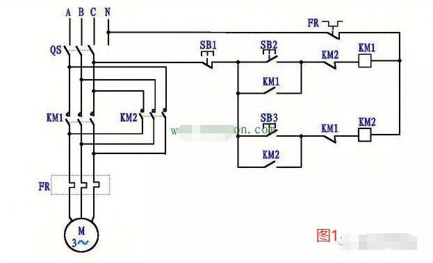 电动机正反转标准电路图(电动机正反转标准电路图解)-图1 电动机正反转标准电路图(电动机正反转标准电路图解)-图1