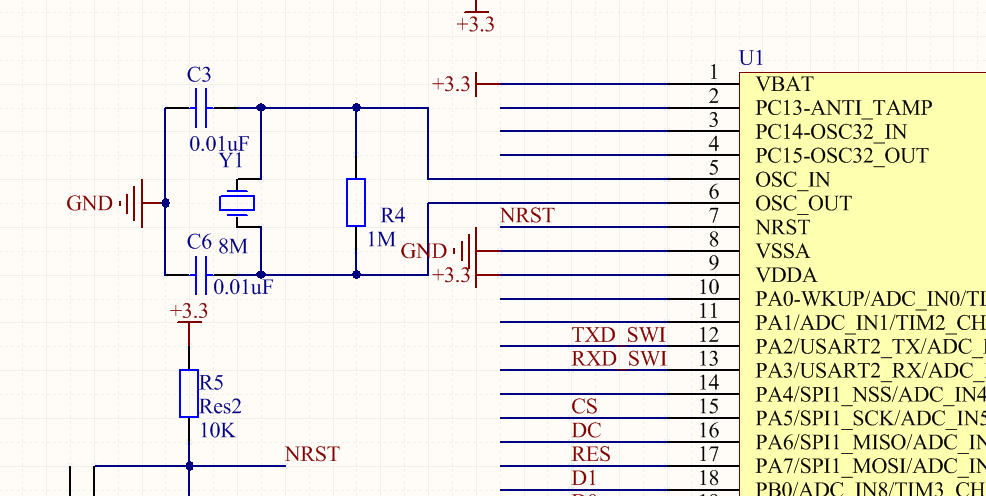 stm32标准外部晶振电路(stm32f407外部晶振)-图3 stm32标准外部晶振电路(stm32f407外部晶振)-图3
