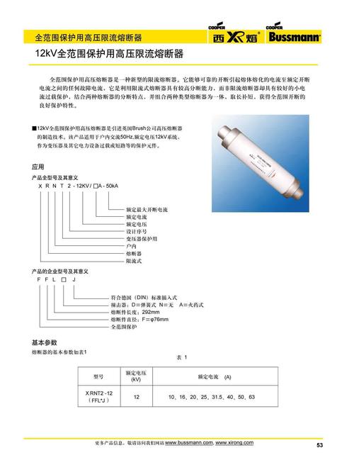 熔断器执行标准（熔断器标号）