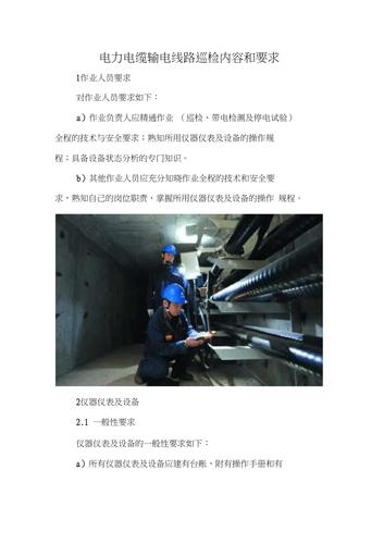 电力线路巡检标准(电力线路巡检标准最新)-图3 电力线路巡检标准(电力线路巡检标准最新)-图3