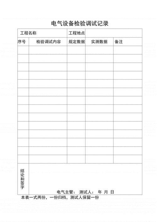 设备调试日志(设备调试记录模板)-图2 设备调试日志(设备调试记录模板)-图2