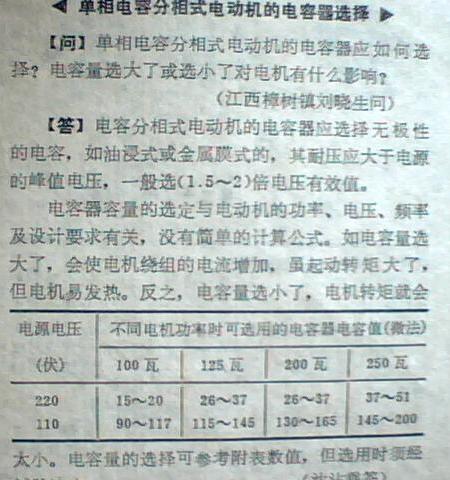 电容启动电流怎么计算(启动电容的容量)-图2 电容启动电流怎么计算(启动电容的容量)-图2