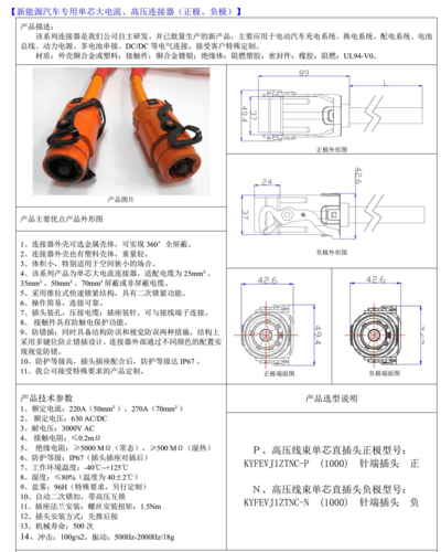 车用高压连接器标准(车用高压连接器标准要求)-图1 车用高压连接器标准(车用高压连接器标准要求)-图1