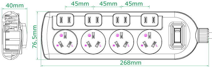 标准插座ln（标准插座线直径多少mm）