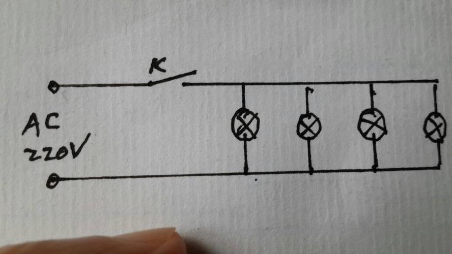 电源灯怎么连接（电源灯线路图）