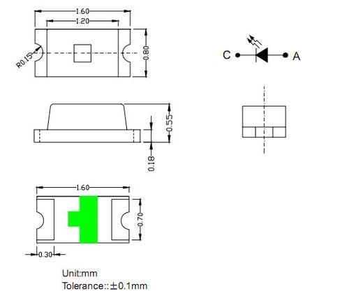 贴片led二极管方向标准（简述贴片led和二极管的好坏与极性测试方法）