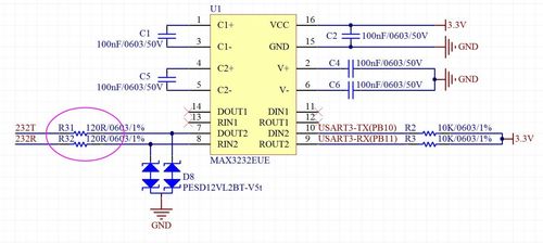 max3232标准电路（max3232电路图）