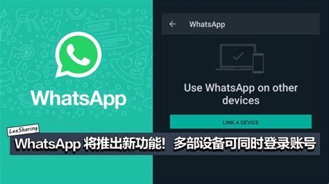 whatsapp多设备（whatsapp可以在两个手机登录吗）-图1