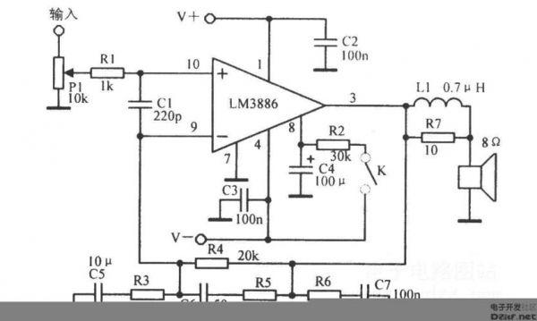 lm3886标准电路图（lm3886引脚图及含义）-图3