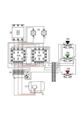 电机正反转接线考试标准（电机正反转接线 实物）-图3