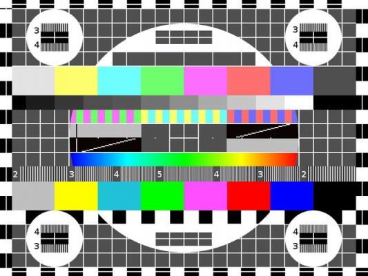 电视测试标准信号图（电视测试图视频）-图1